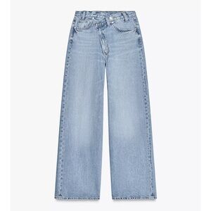 Zara high waist crossover jeans NWT